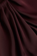 Pleat-Detail Satin Blouse